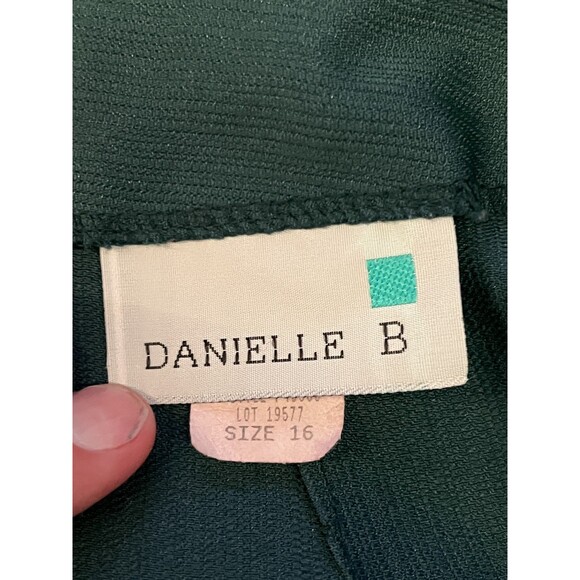 Danielle B Skirt Womens Size 16 Navy Blue Classic Straight Career Workwear - Picture 3 of 4